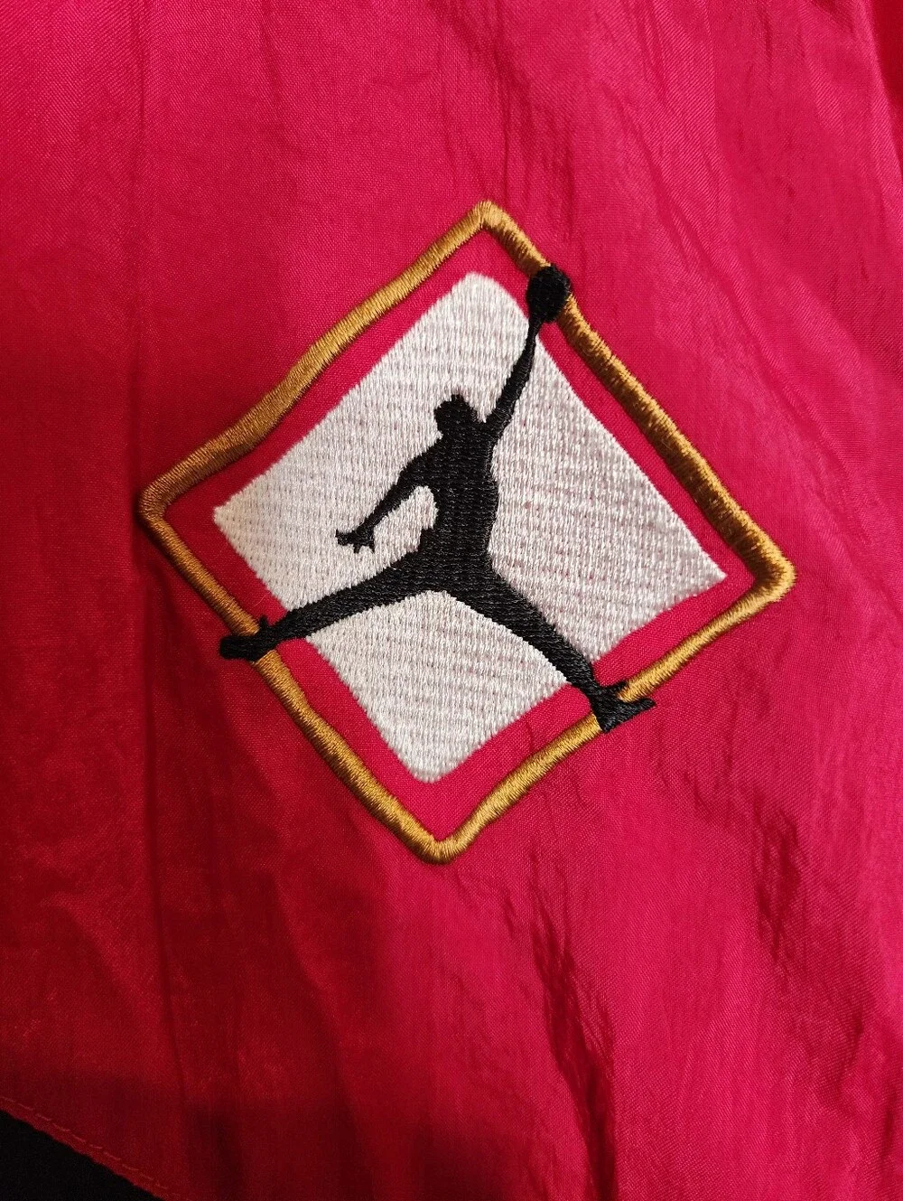 Nike Jordan 90s Vintage OG Set Nylon Track Pants Jacket Red Black White Size L